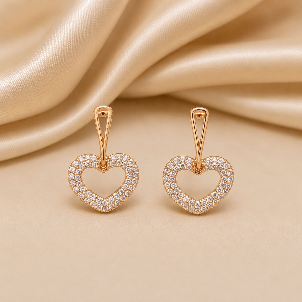 Amara Crystal Heart Drops