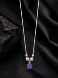 Lilac Charm Silver Chain