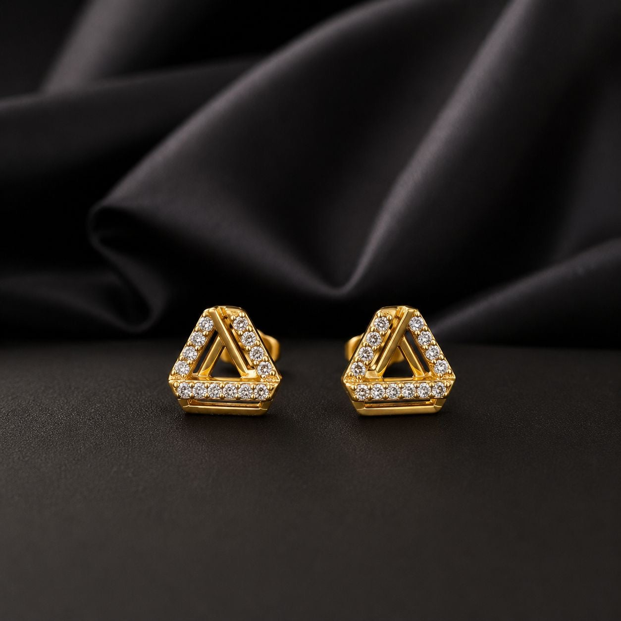 Tara Geometric Trinity Studs