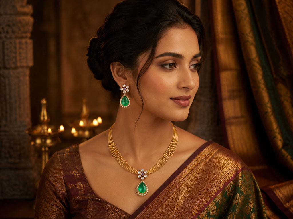 The Polki-Emerald Hansli Kanti