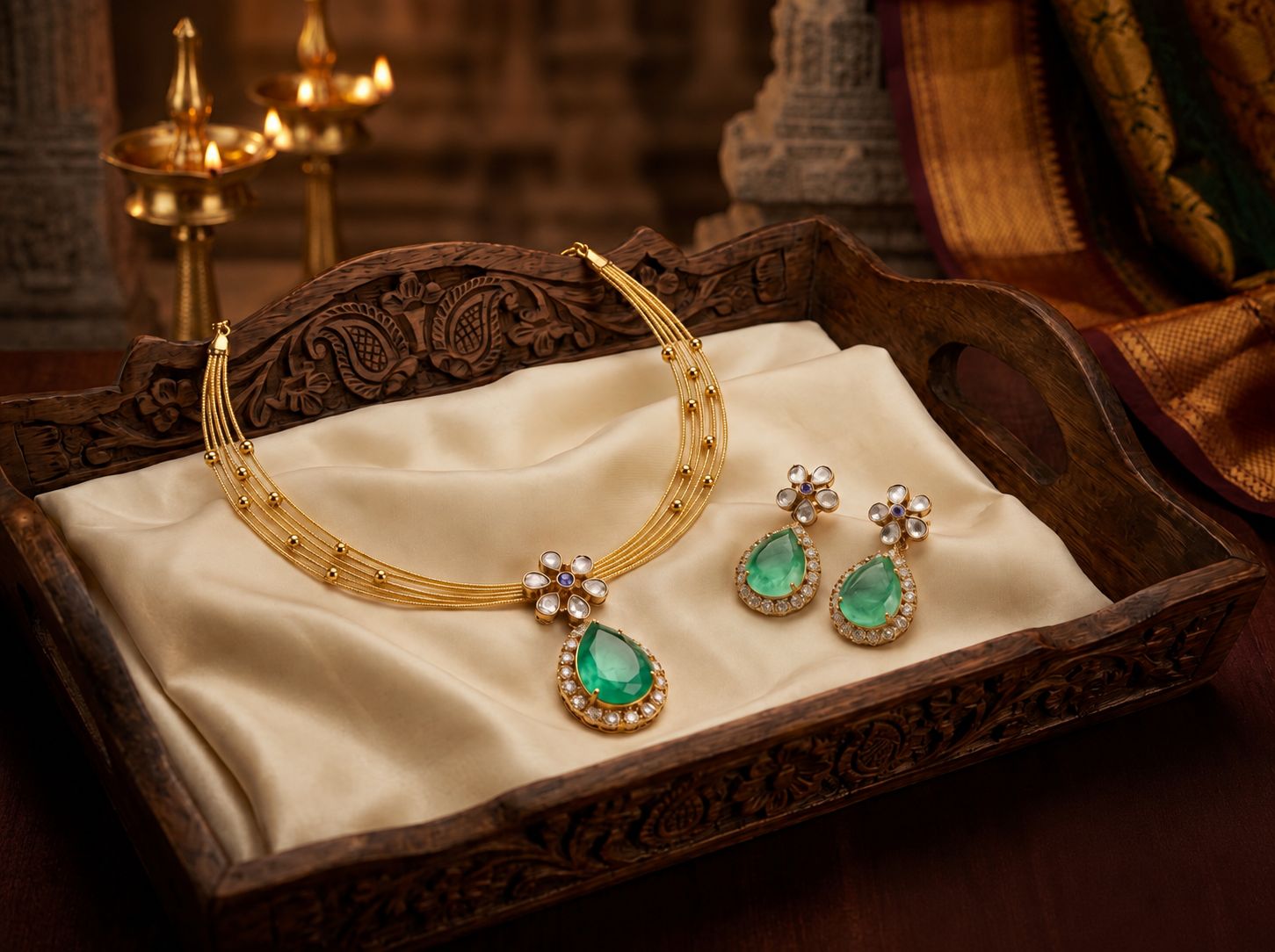 The Polki-Emerald Hansli Kanti