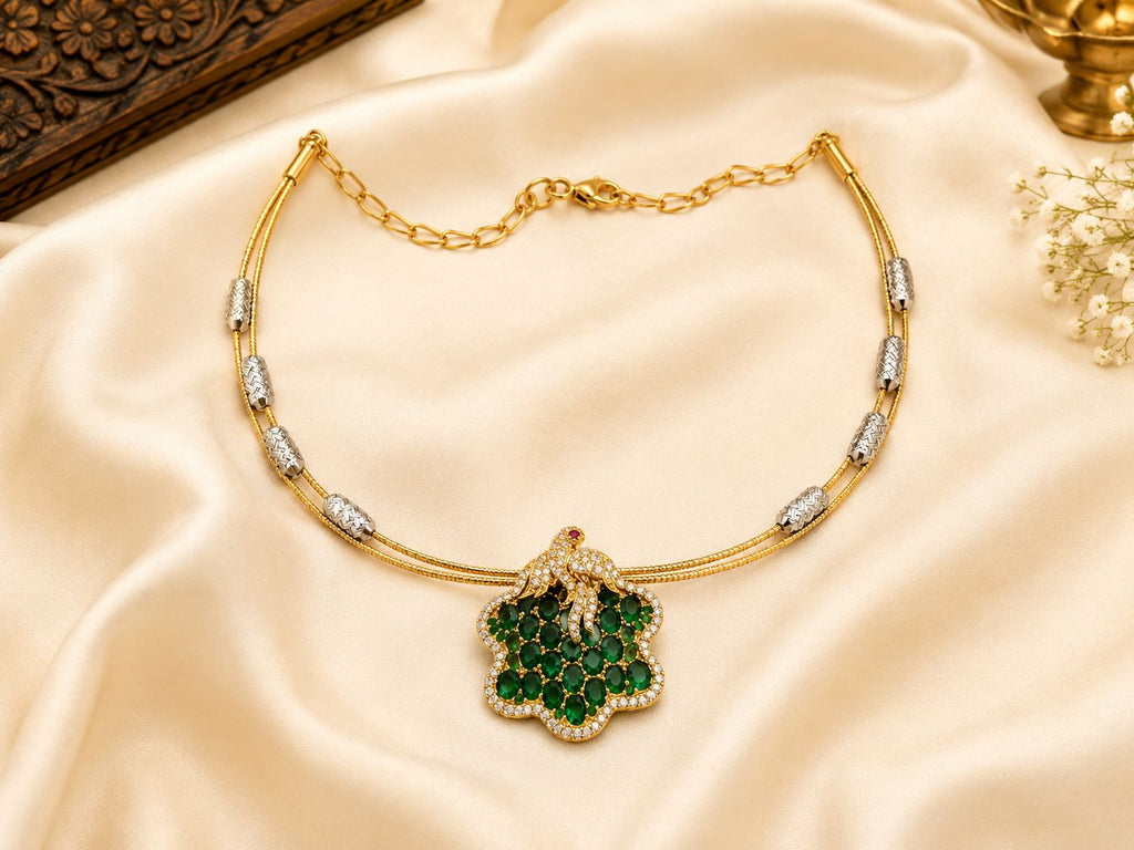 The Emerald Blossom Necklace