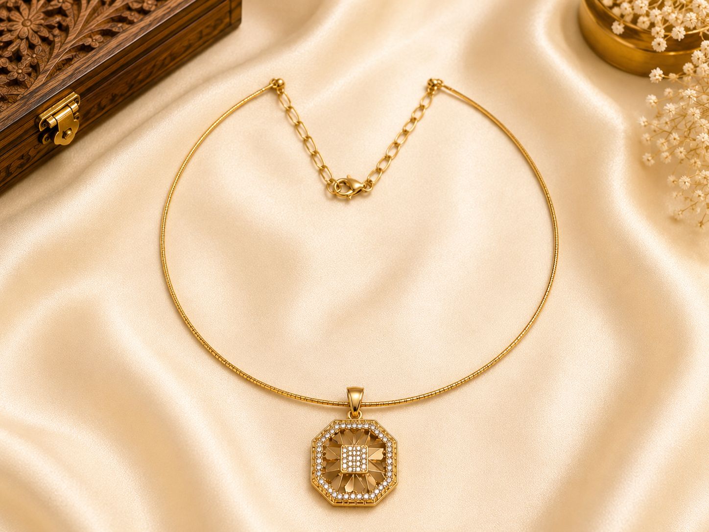 The Octa-Glow Kanti Necklace