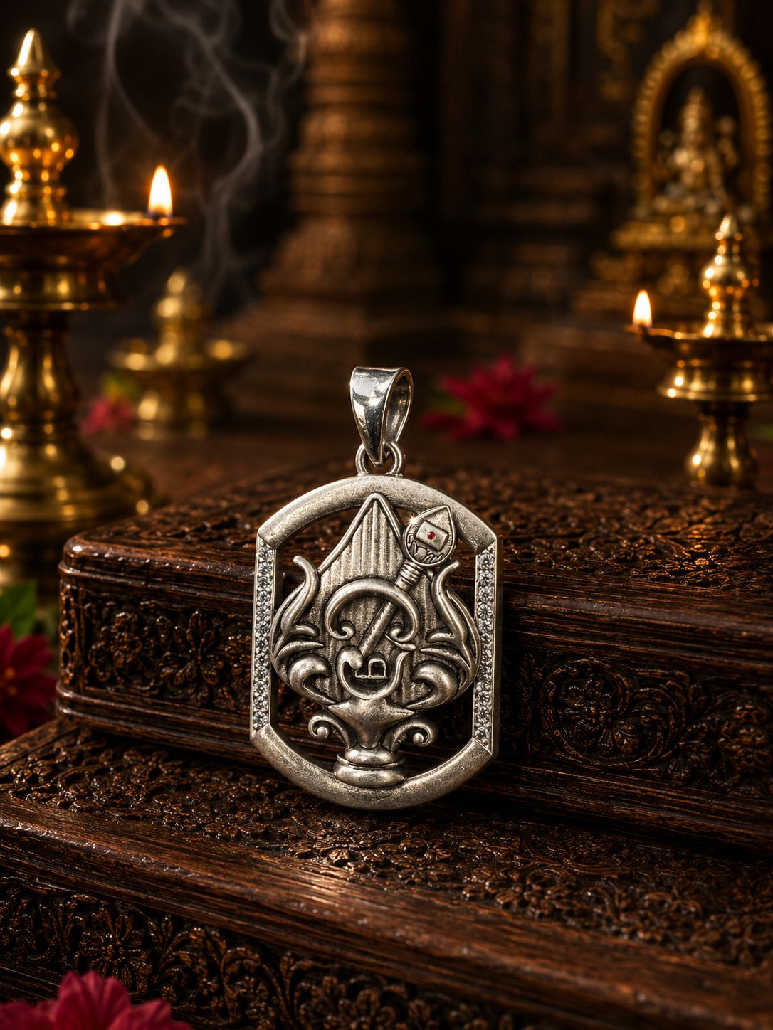 Tamil Om&Vel pendant