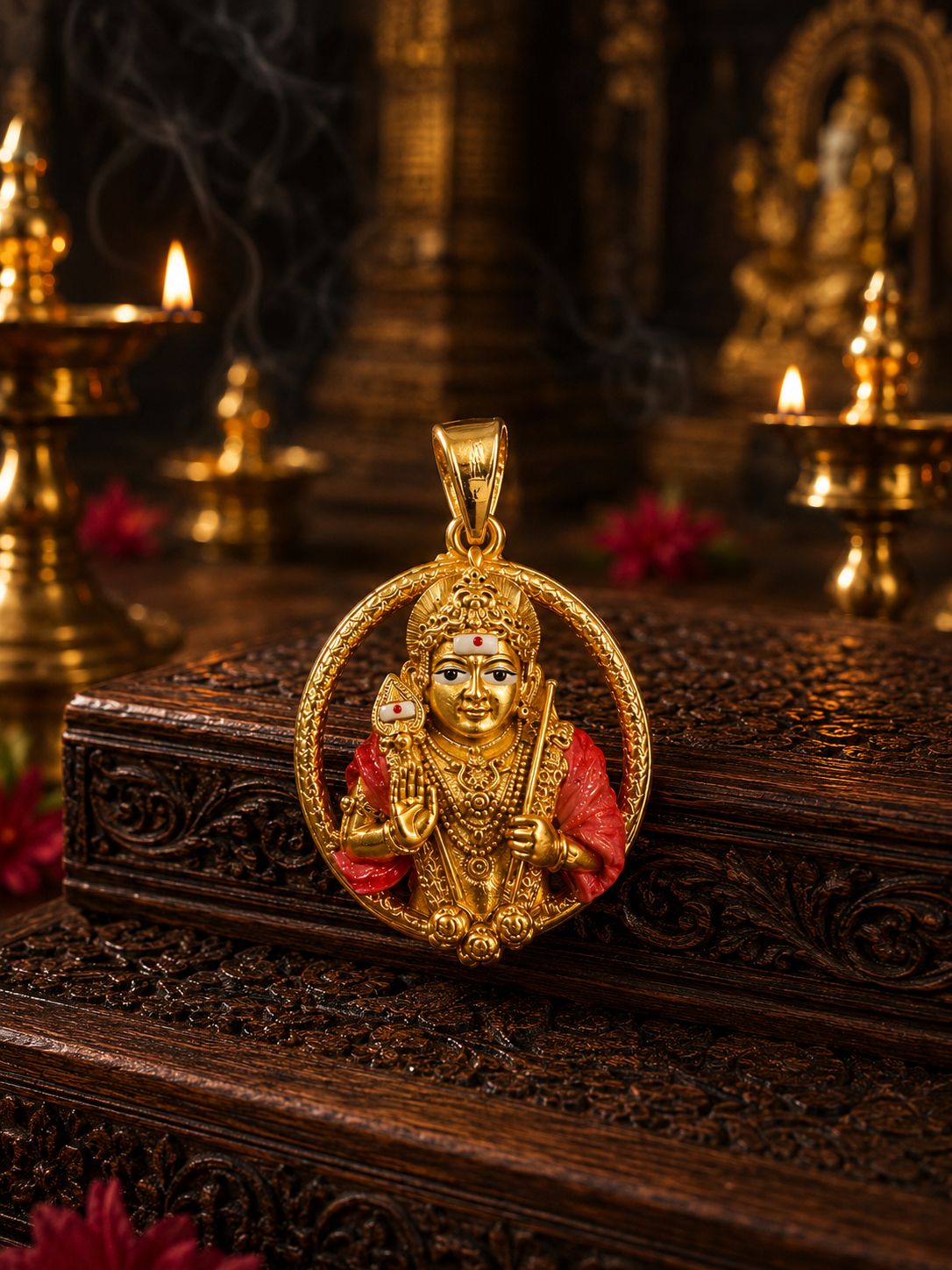 Swarna Murugan Kavacha Pendant