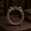 Oxidized Elephant-Head Torque Men’s Kada