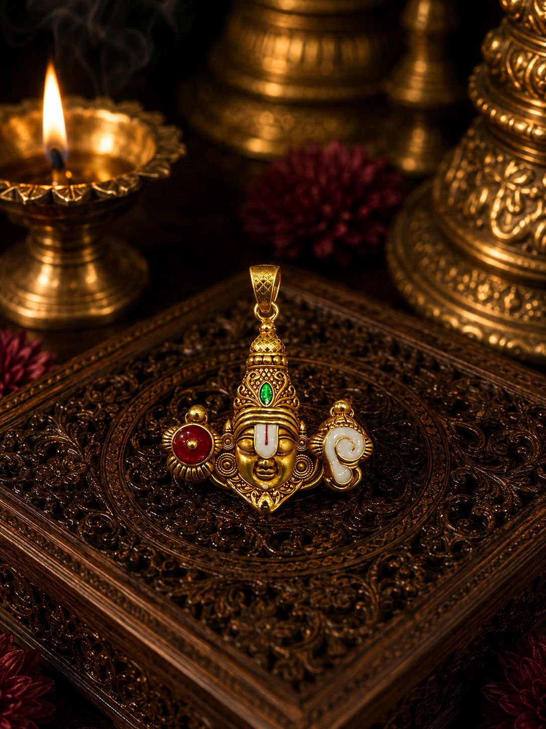 The Vaikuntha Gold Pendant