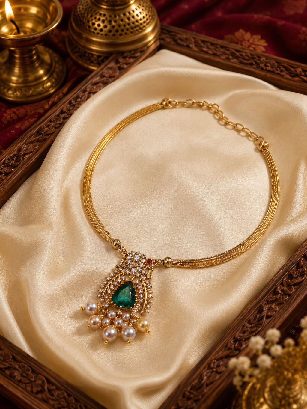The Swarna Pearl Kanti-Necklace