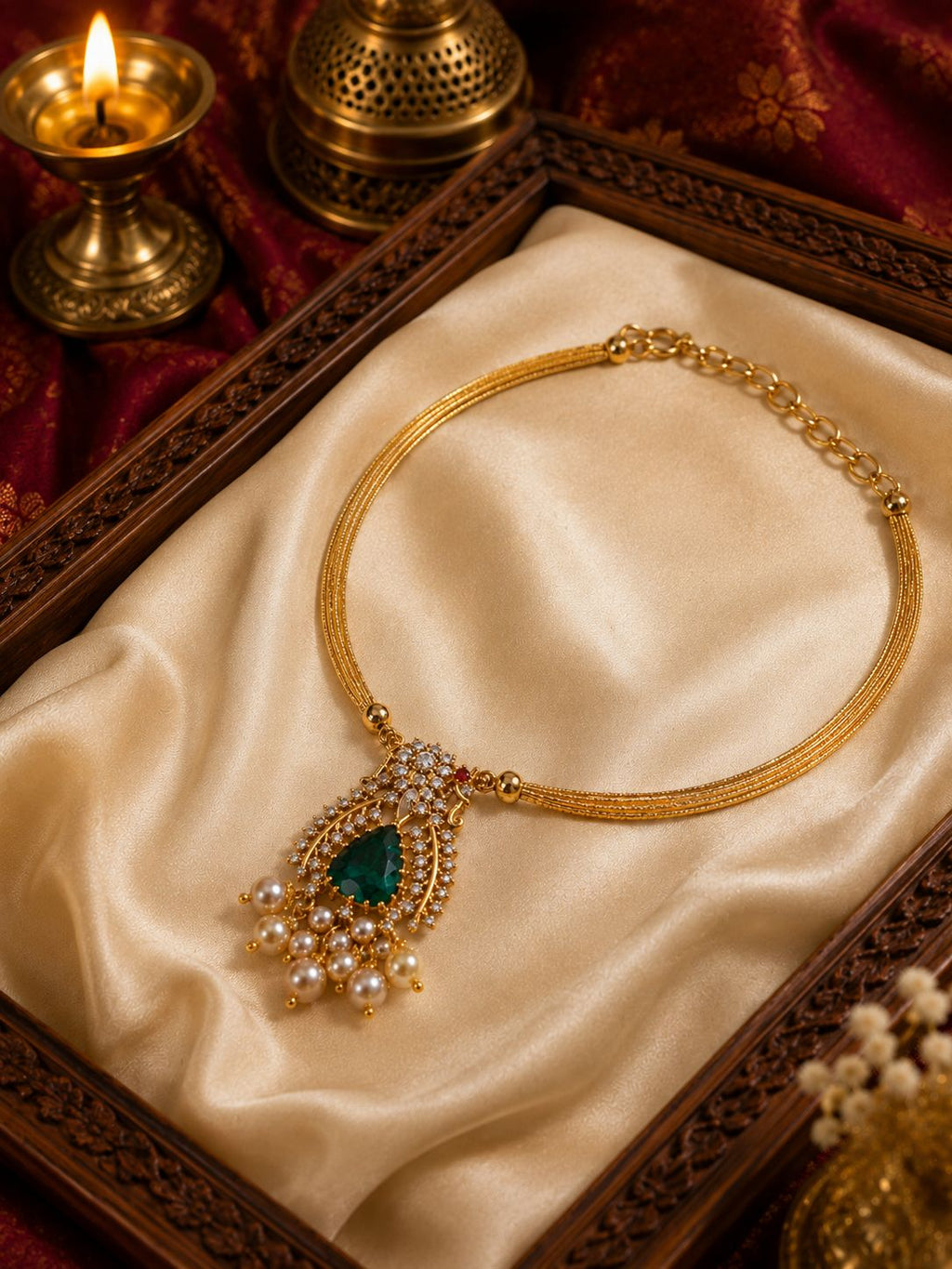 The Swarna Pearl Kanti-Necklace
