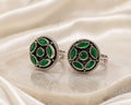 Emerald Mandala Toe Rings