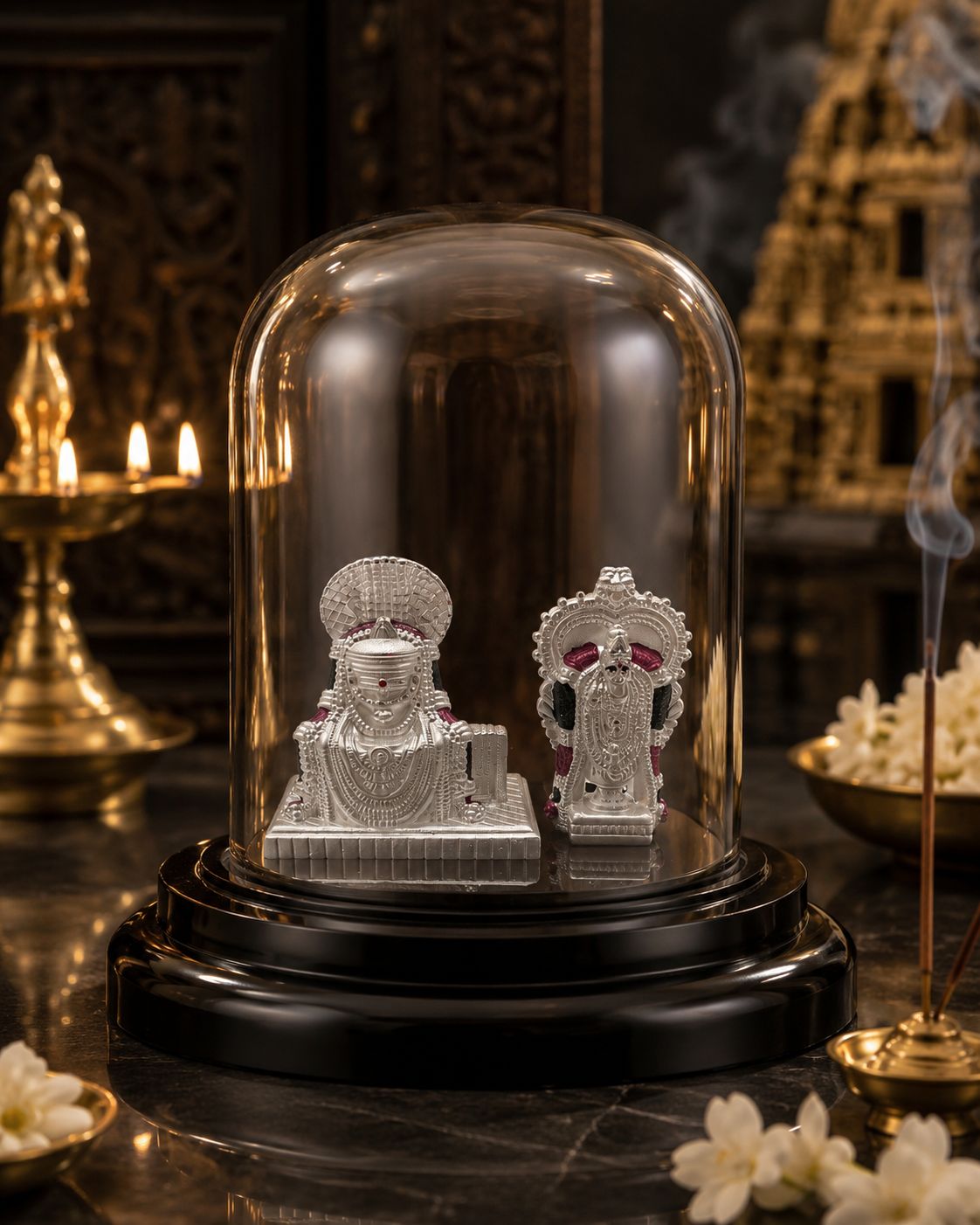 Annamalaiyar & Abithakuchambal Idol
