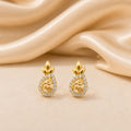 Kriti Paisley Crown Studs