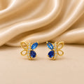 Azure Flutter Studs